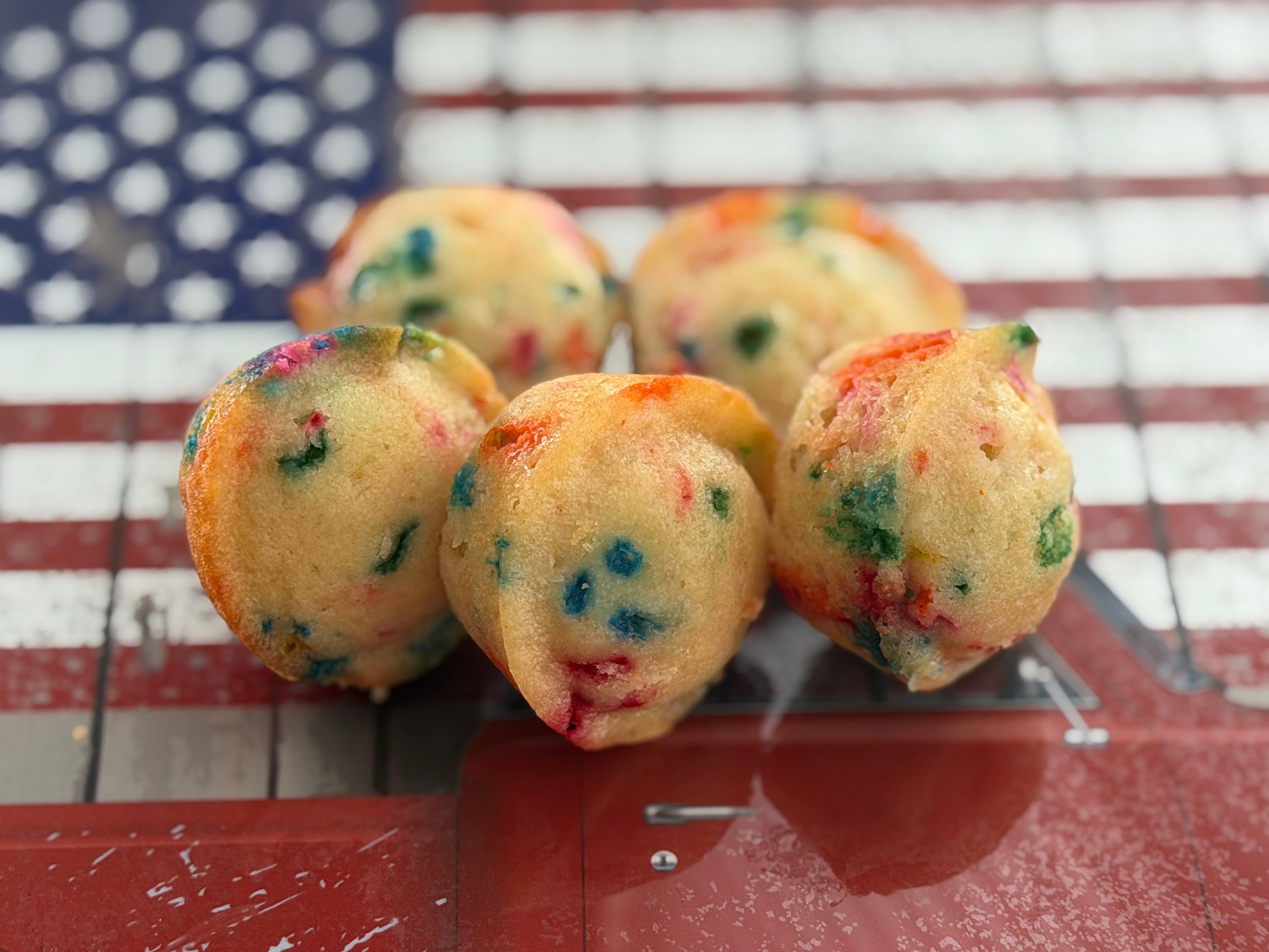 Sourdough Funfetti Mini Muffins