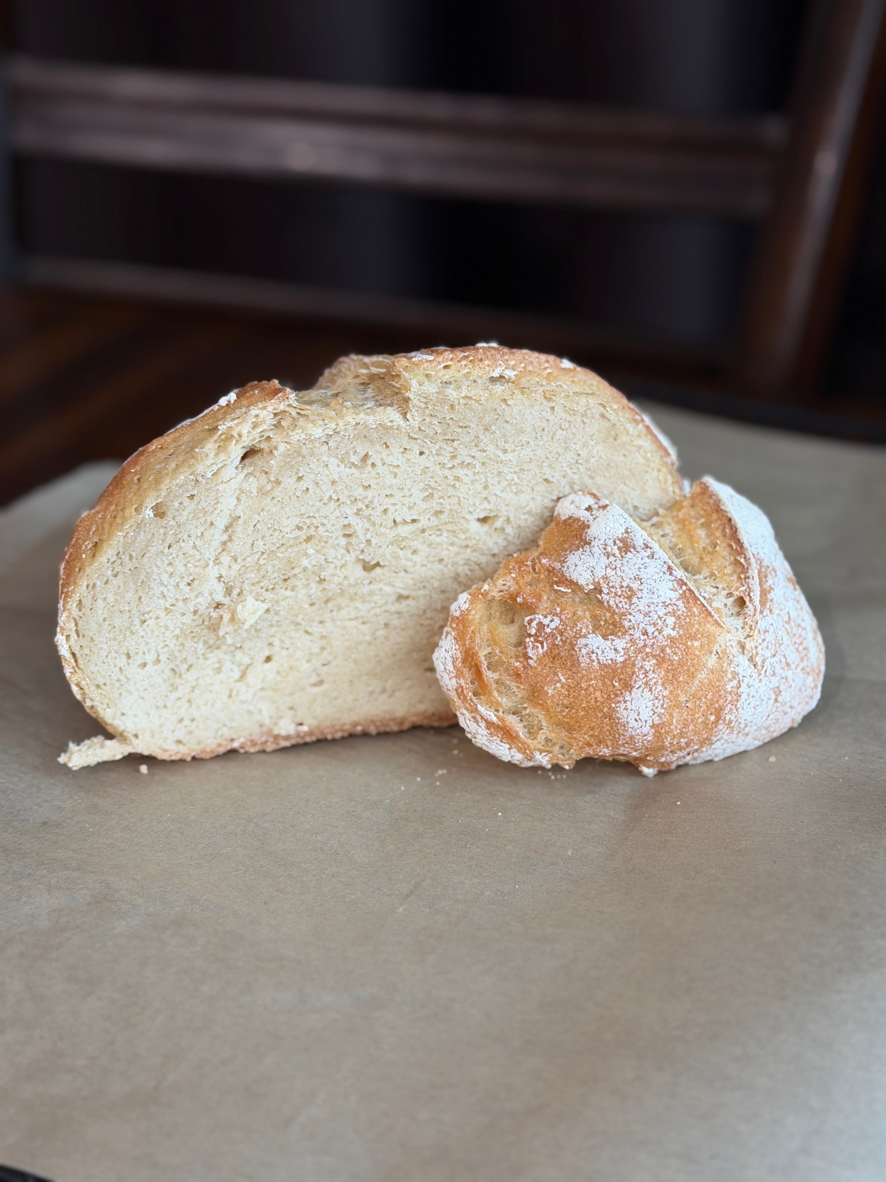 Gluten Free Plain Sourdough Bread
