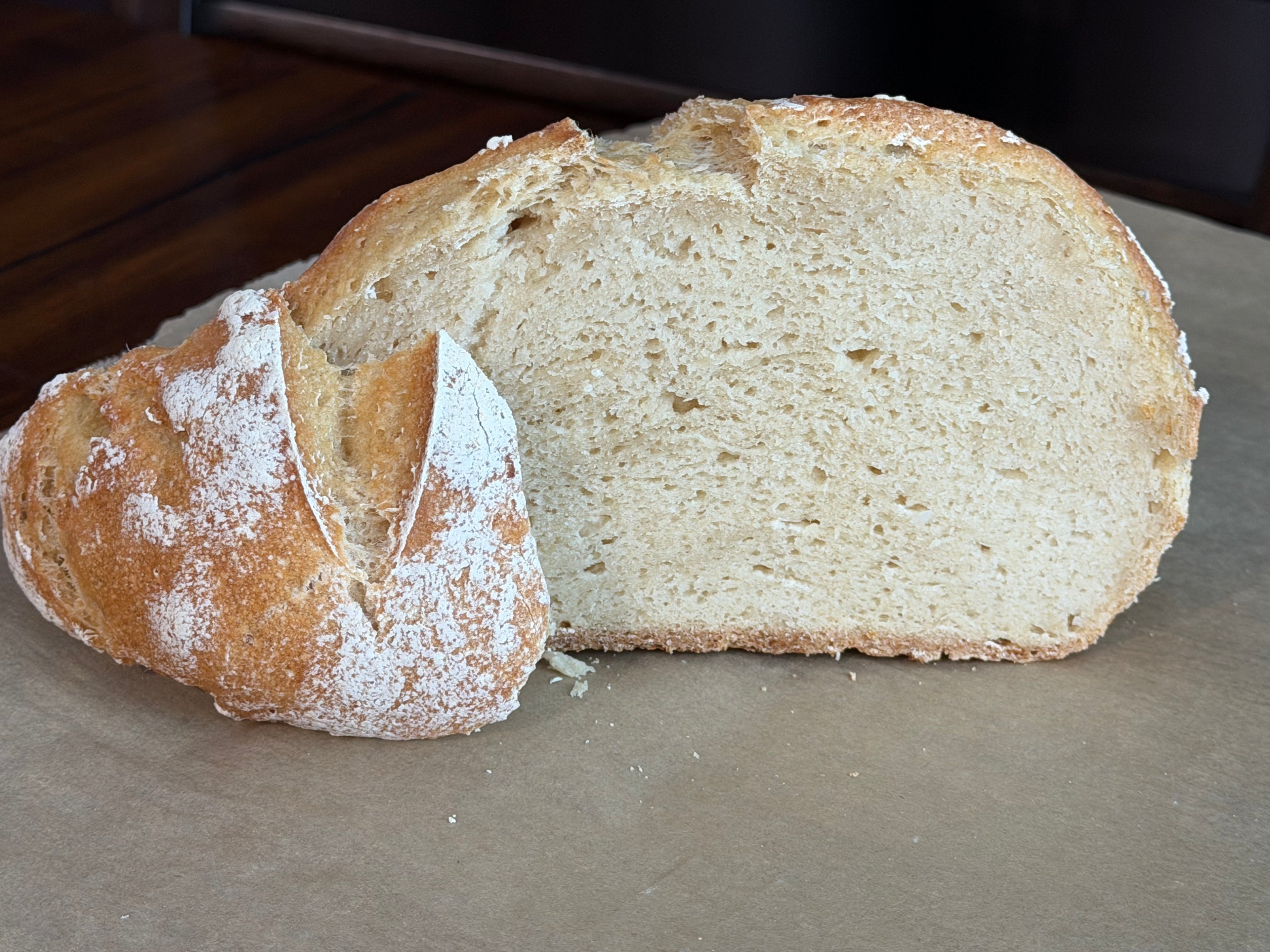 Gluten Free Plain Sourdough Bread