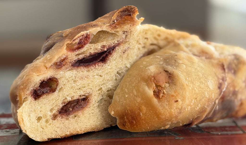 Strawberry White Chocolate Sourdough Bread