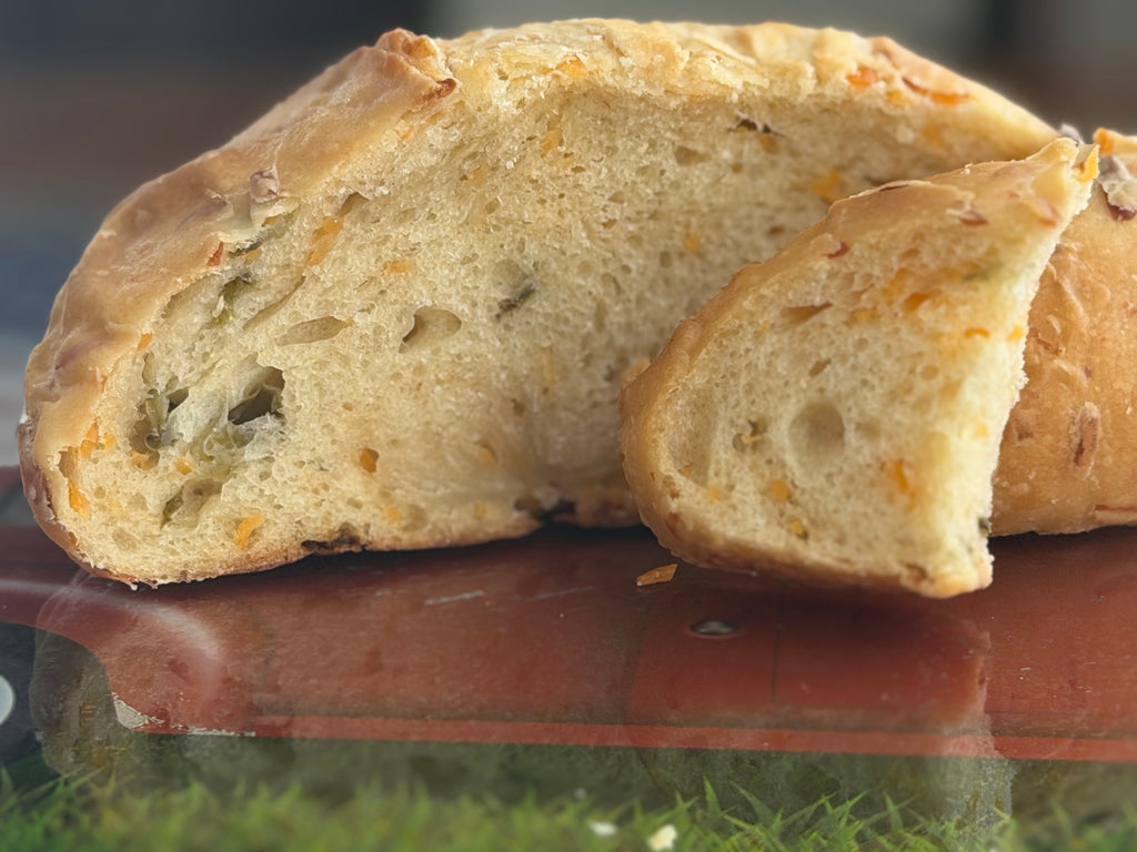 Jalapeño Cheddar Sourdough Bread