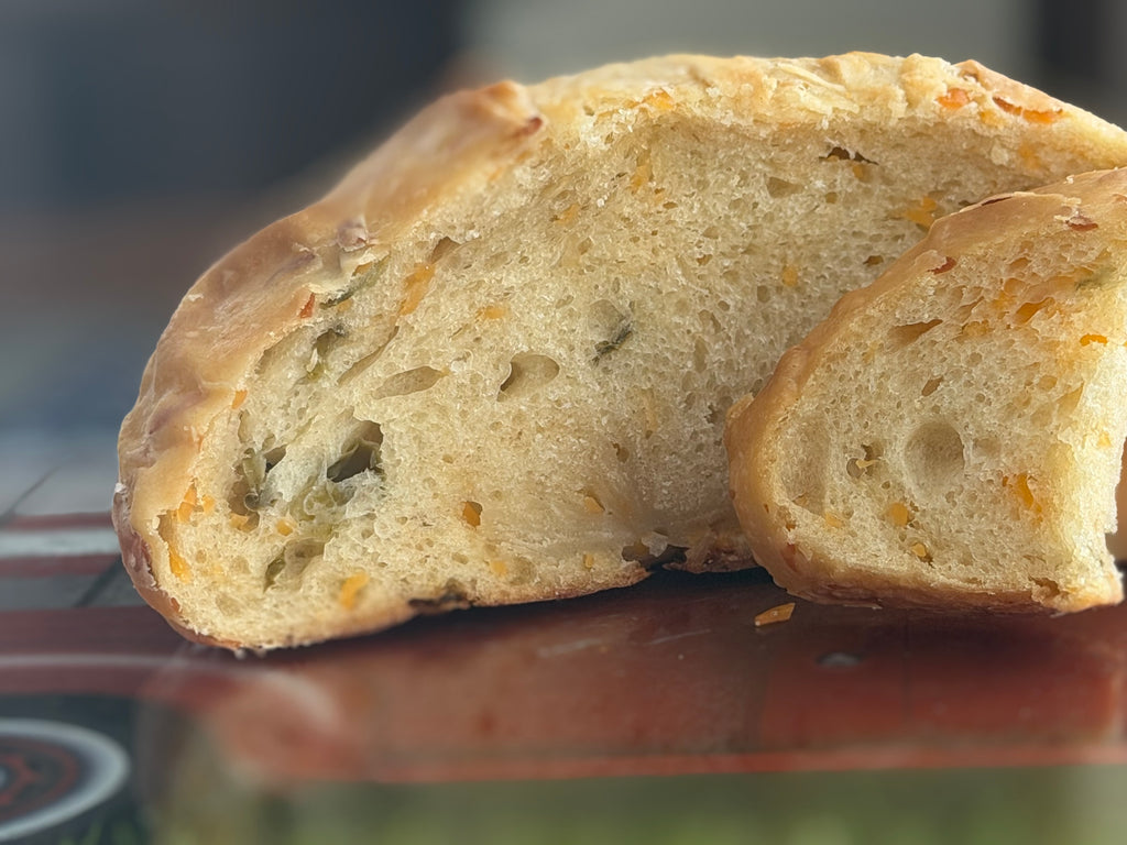 Jalapeño Cheddar Sourdough Bread