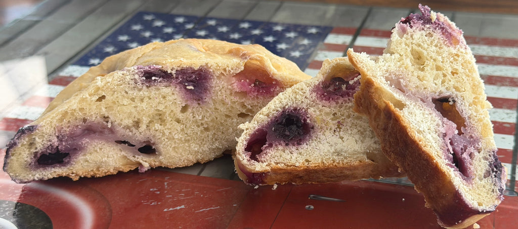 Blueberry Lemon Sourdough Bread