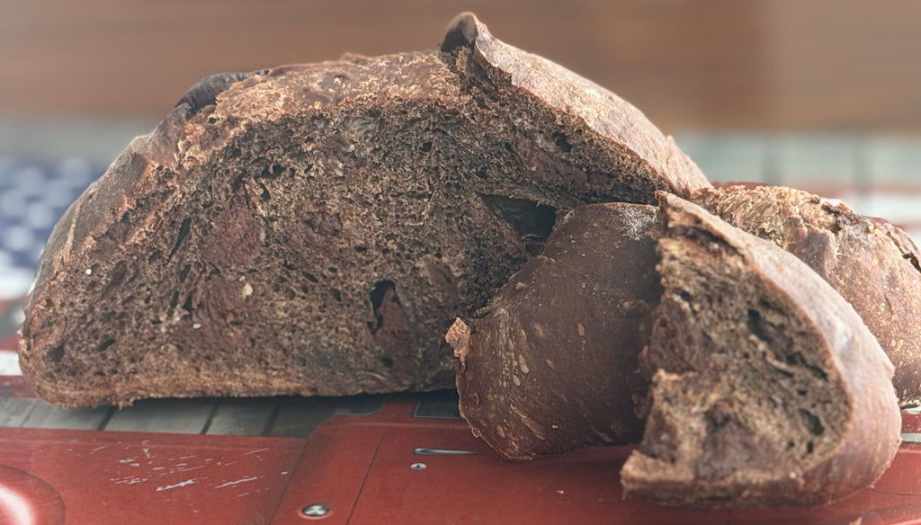 Double Chocolate Chip Espresso Sourdough Bread