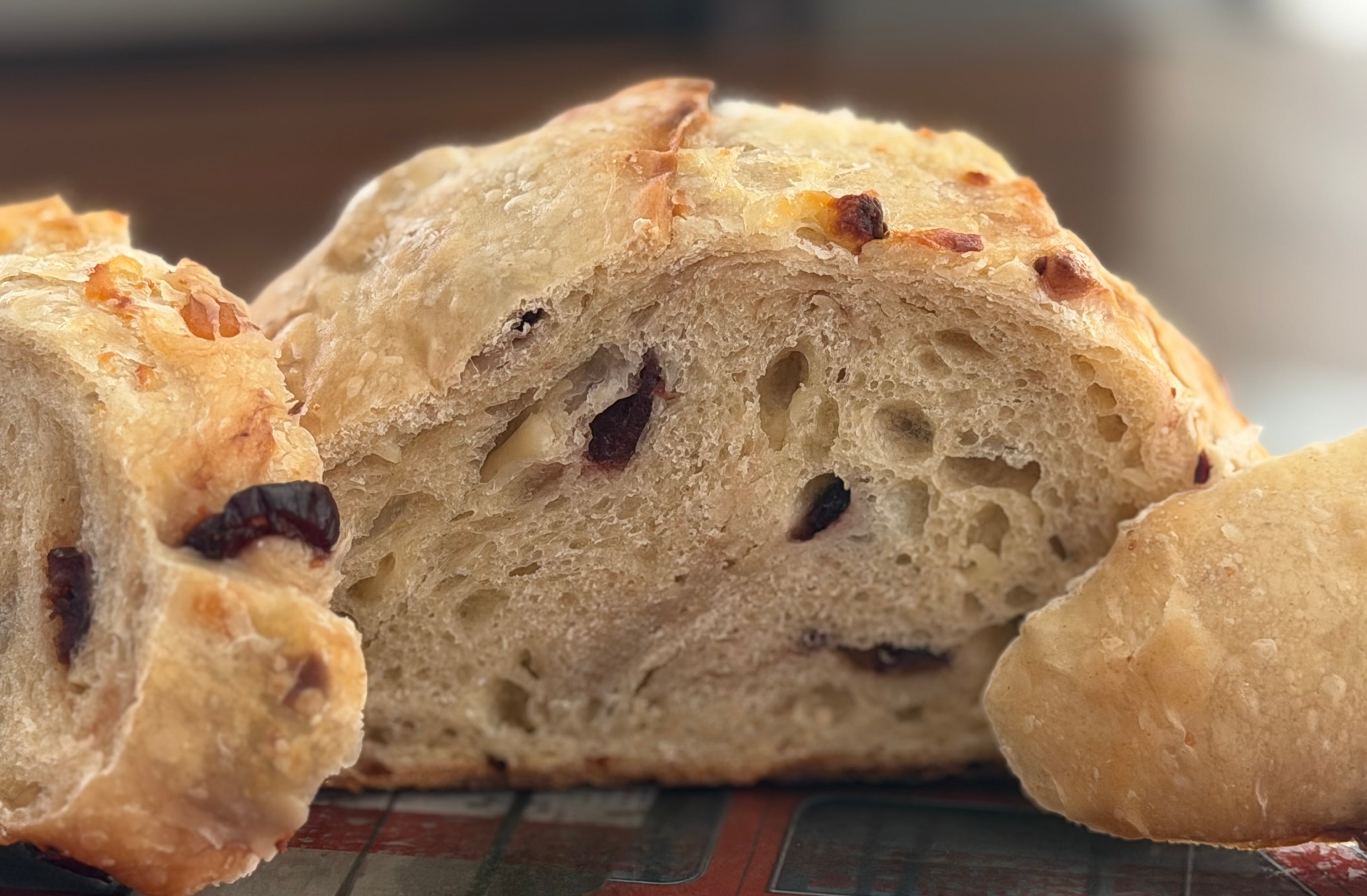 Cranberry Pepper Jack Sourdough Bread