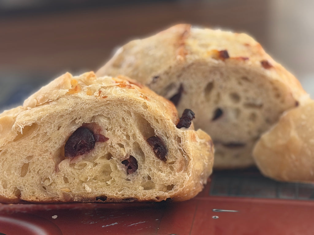 Cranberry Pepper Jack Sourdough Bread